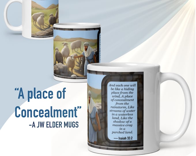 JW.ORG elder appreciation gift. "Shepherd- A place of Concealment " regalo para ancianos de congregación