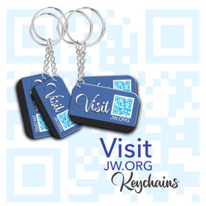JW “Vist Jw org” keychains Gifts