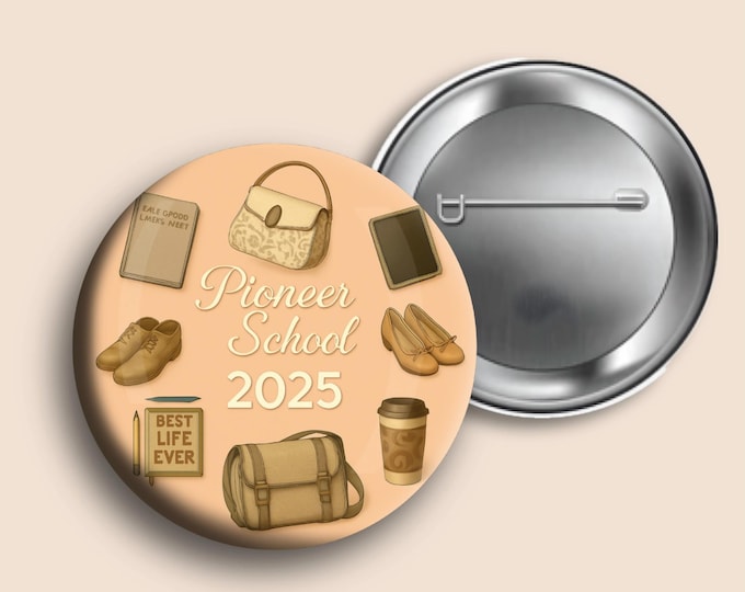 JW.ORG 2025  "PIONEER School"  pin. 1.50”