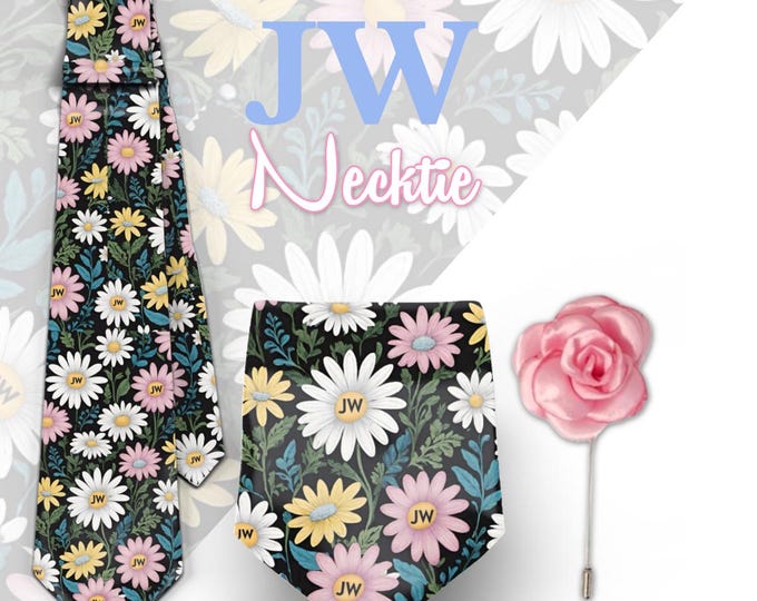 JW Neckties "jw.org" standard size 58” custom jw.org neckties. Elder, pioneer, ministerial servant JW Flower
