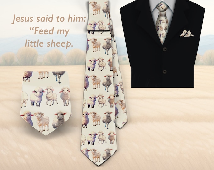 JW.org  Necktie  “my little sheep.”  John 21:17 size 58" JW.Org, pioneer gift, Convention.  JW Brothers