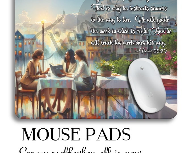 JW.org, Mousepads, jw gifts, “psalms 52: 8,9 ”.  7.75″ x 9.25″. 1/4” thick.