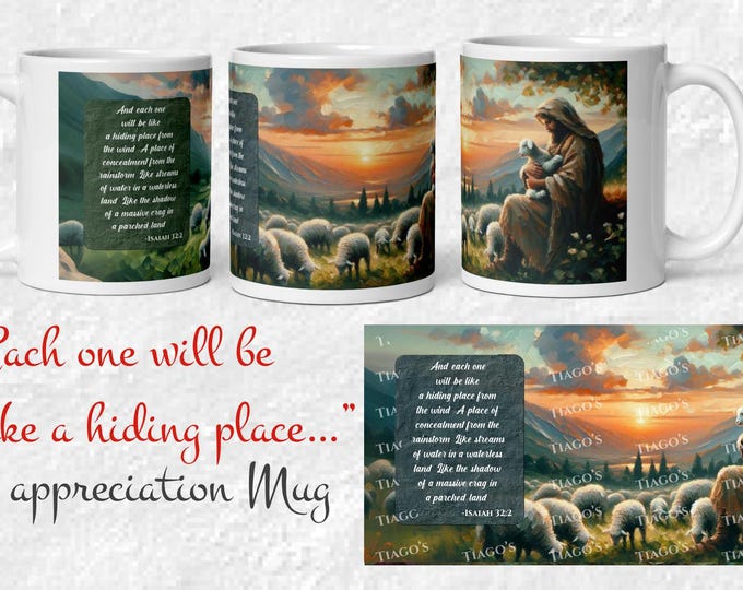 JW.ORG elder appreciation gift. "Shepherd- my sheep " 11 oz , 15 oz
