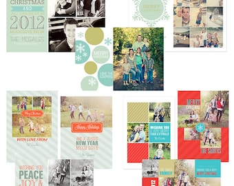 Simple as That Digital Holiday Card Template Collection