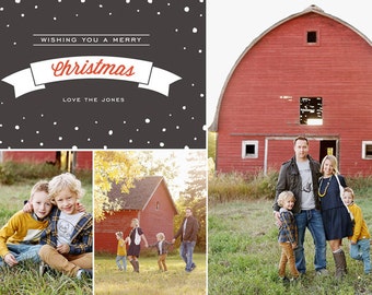 Holiday Card Template Set No. 5