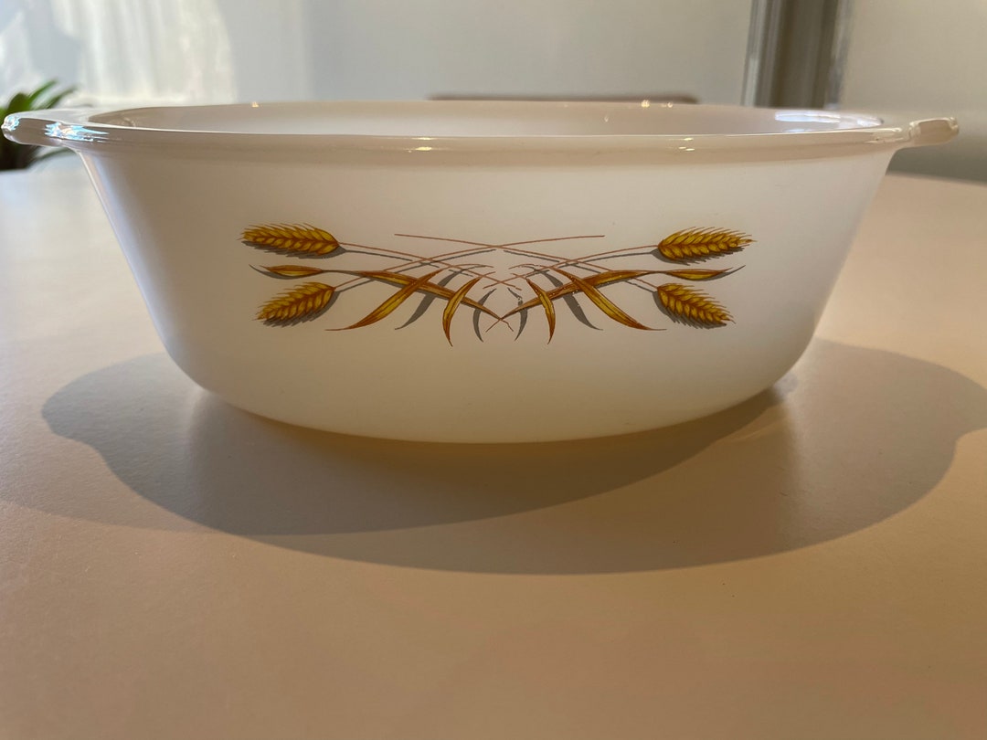 Vintage Retro Fire King Casserole Dish Etsy