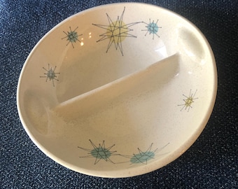 Franciscan Starburst Small Salt & Pepper Shakers, Set, Vintage 60s