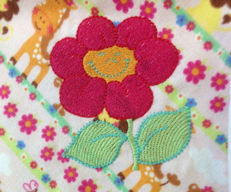 Personalized Embroidered Baby Blanket / smiling Etsy