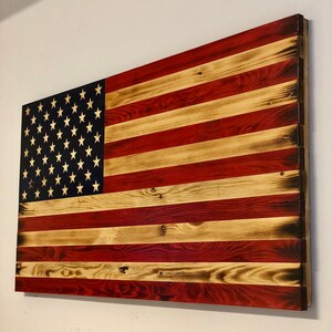 48x26&quot; Wooden Large American Flag
