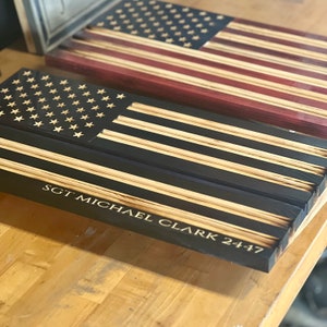 Thin Blue Line Desk Challenge Coin Holder