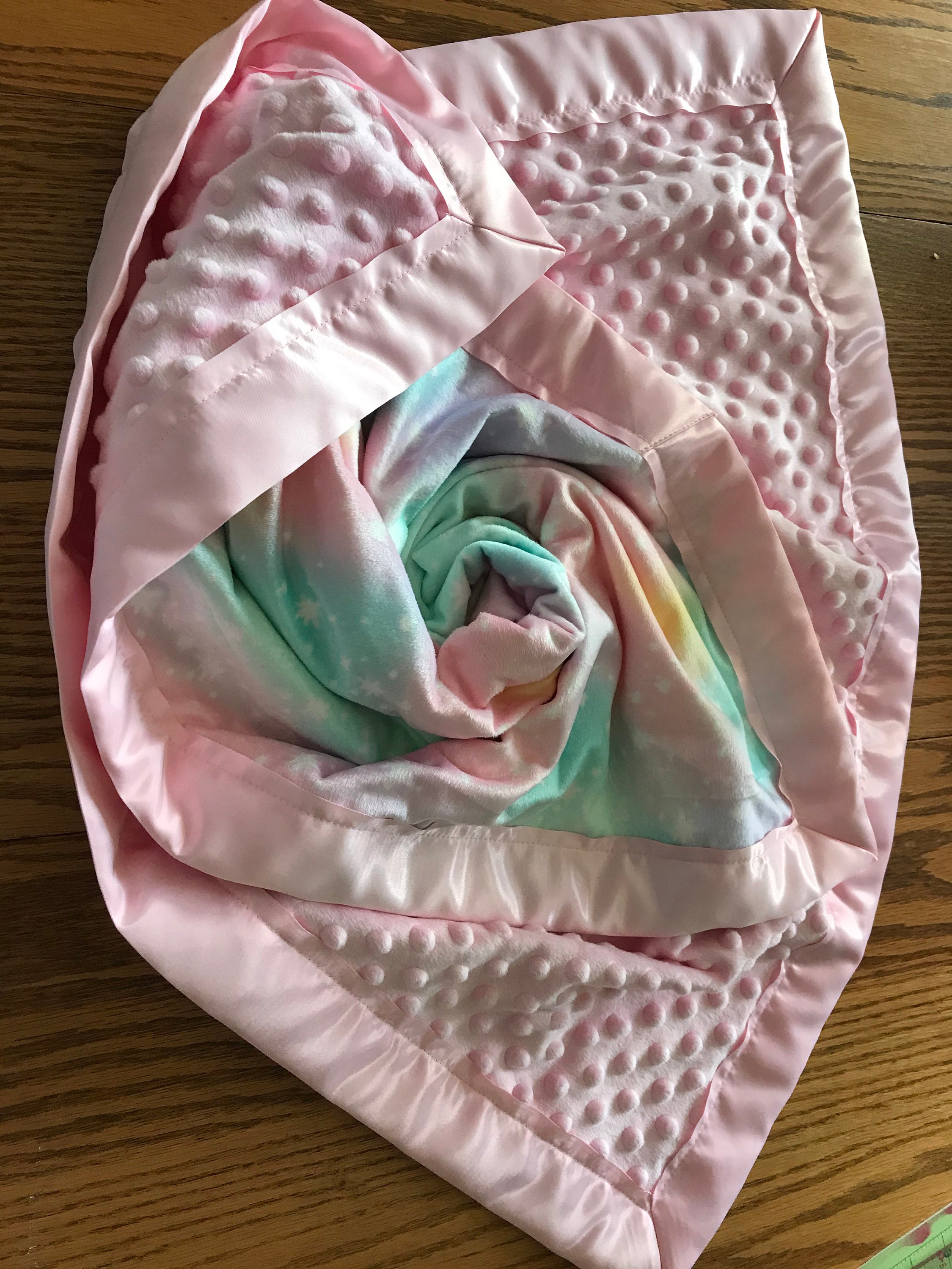 Minky Satin Blanket Etsy