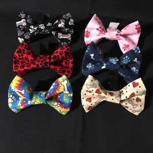 Pet Bow Ties- Bones & Paws Collection