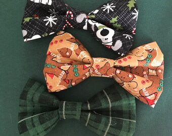 Pet Bow Ties - Christmas Collection