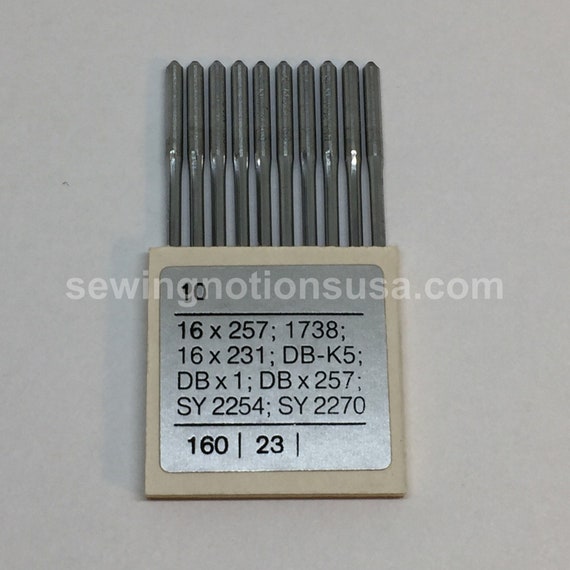 16x231 16x257 Dbx1 Sewing Machine Needles Singer Brother Consew Size 160/23  Made in Germany 