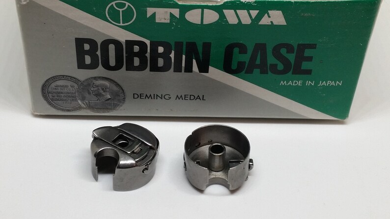 Bobbin case 52237 towa japan 2pc single needle sewing machine image 1