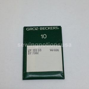 Uy133gs size 90/14 coverstitch groz-beckert sewing machine needles   sy 7302 union special 57900