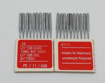 UY128GAS Size 11/75 CoverStitch Sewing Machine Needles 1280 128G SY7292 UY128GS  Germany FREE SHIPPING