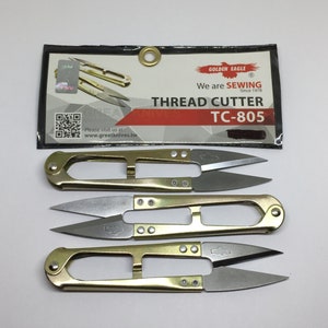 1 PC 4-1/4 Fishing Line Scissors Sewing Thread Snip Stainless Steel Blade Black