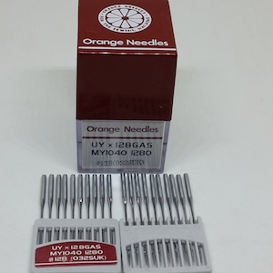 Uy128gas coverstitch sewing machine needles 1280 128g sy7292 uy128gs 12b ( 032suk) ball point