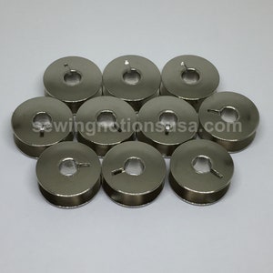 Bobbins 55623 For Singer 20U Zig-Zag Sewing Machine L Style, Rotary 10 Pack Consew 220