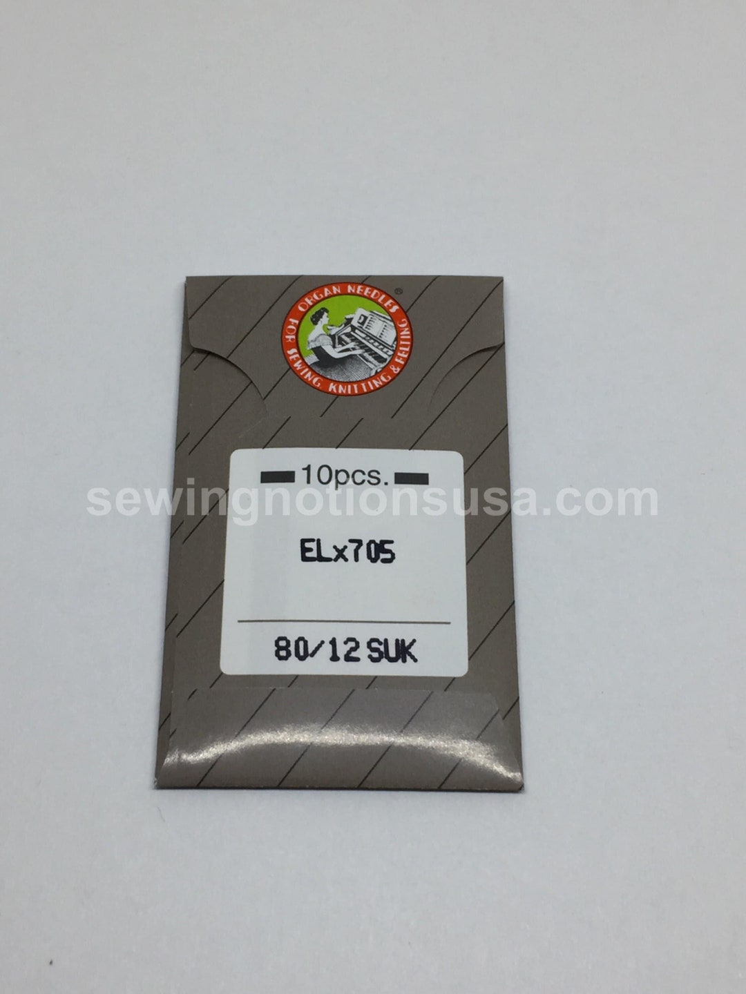 ORGAN NEEDLES # 80/12 ELx705 Serger x 5 Naalden