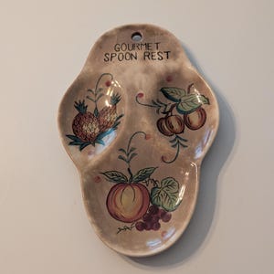Vintage Gourmet Spoon Rest