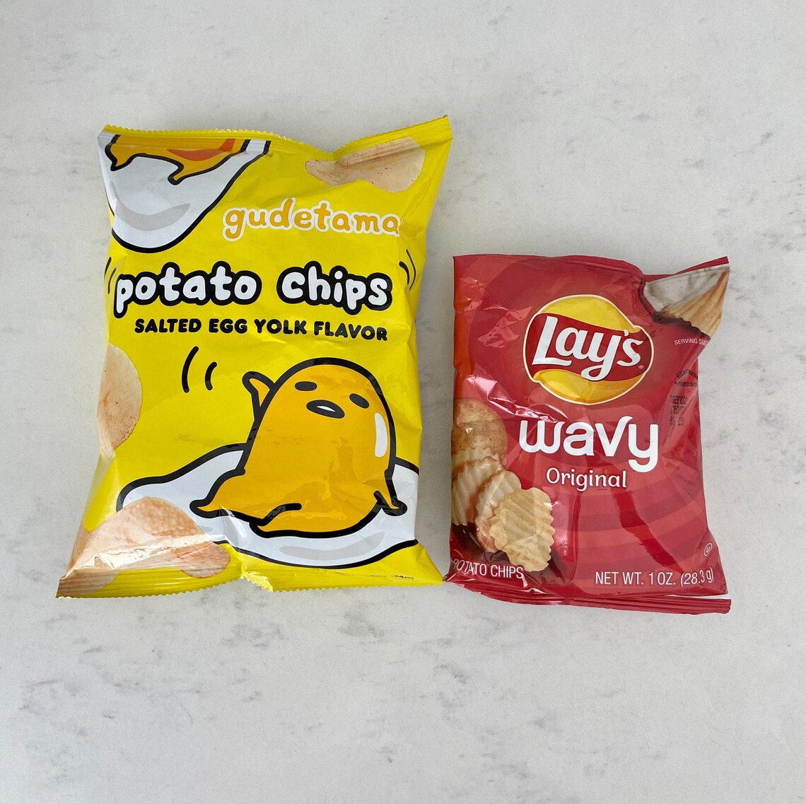 Gudetama Salted Egg Flavor Potato Chips Etsy