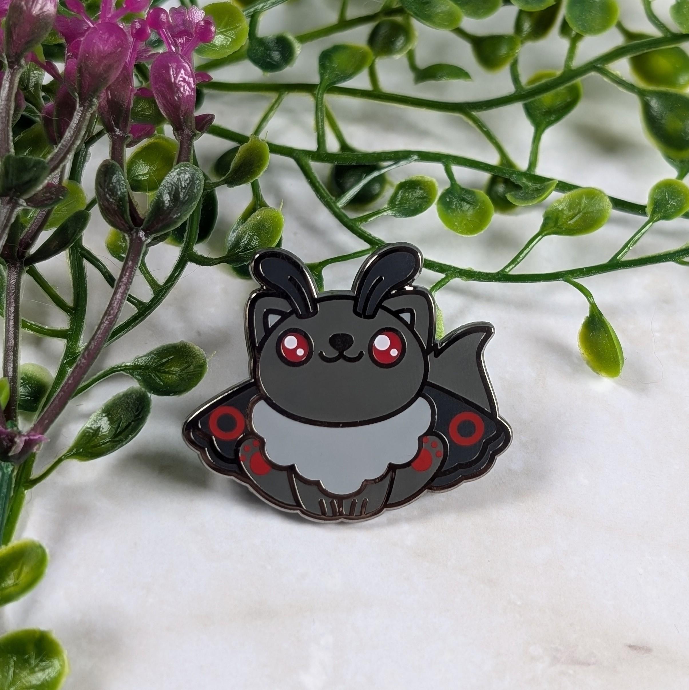 Moth Cat Hard Enamel Pin