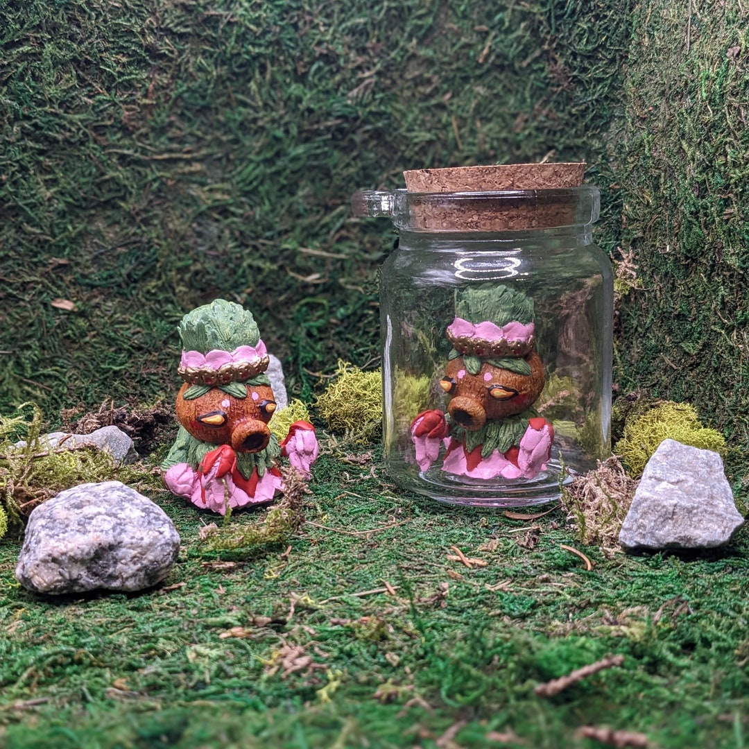 Deku Princess in a Bottle / Majora's Mask Geeky Handmade Figurine