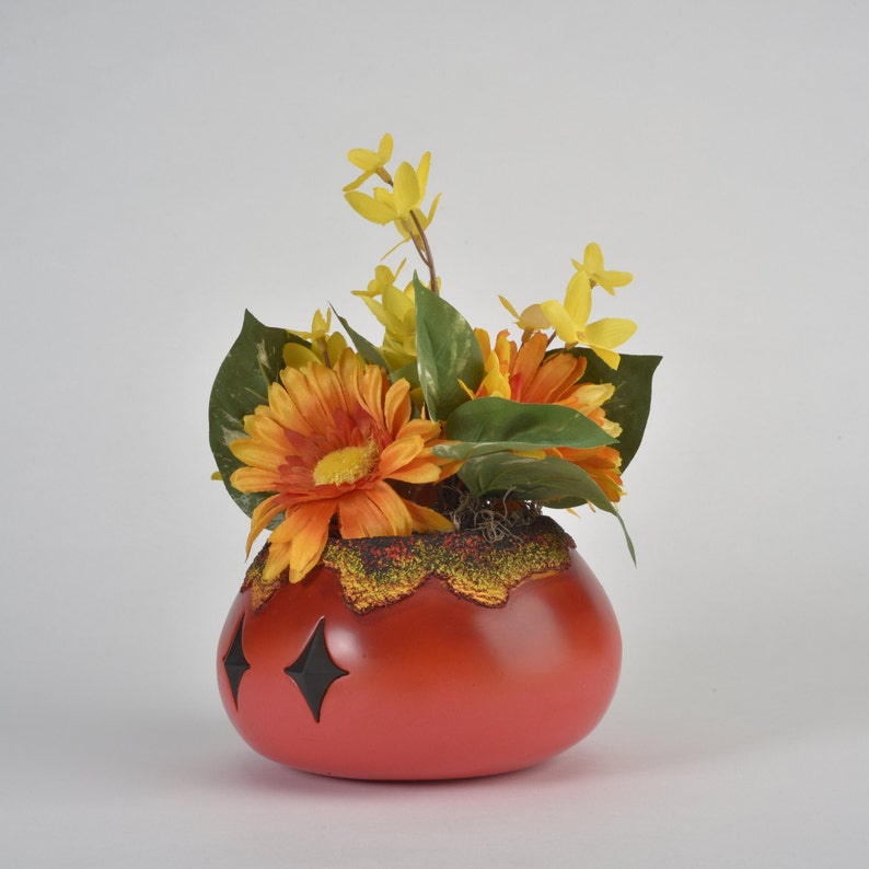 Pyro Planter Genshin Impact Inspired Slime Pot Fire Themed Nerdy Garden ...