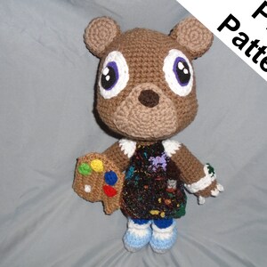 University Bear Apron Add-on Crochet Pattern