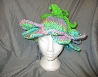 Custom, Made to Order Crochet Flower Hat