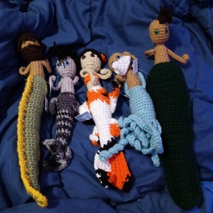 Premade, Ready to Ship! Crochet Mermaid Amigurumi