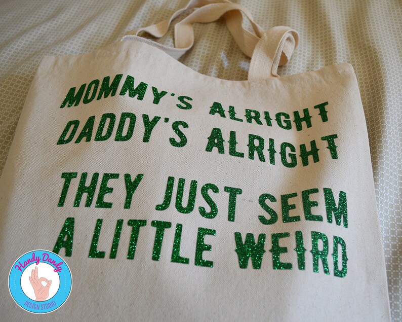 Canvas Tote Bag Music Cheap Trick Surrender Tote Bag Lyrics Mommy/'s Alright Mom Bag Parents Tote Daddy/'s Alright Funny Gift