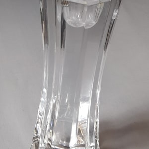 Orrefors Sweden 960BR Heavy Crystal Candlestick Holder