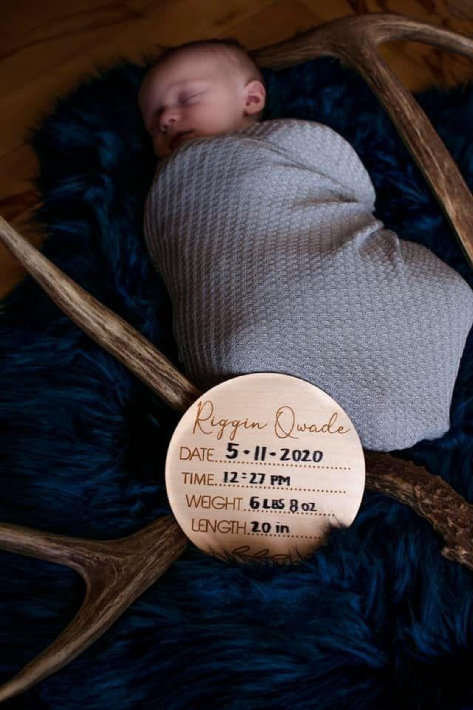 Baby Wood Sign Newborn Baby Sign Baby Nursery Decor New Etsy