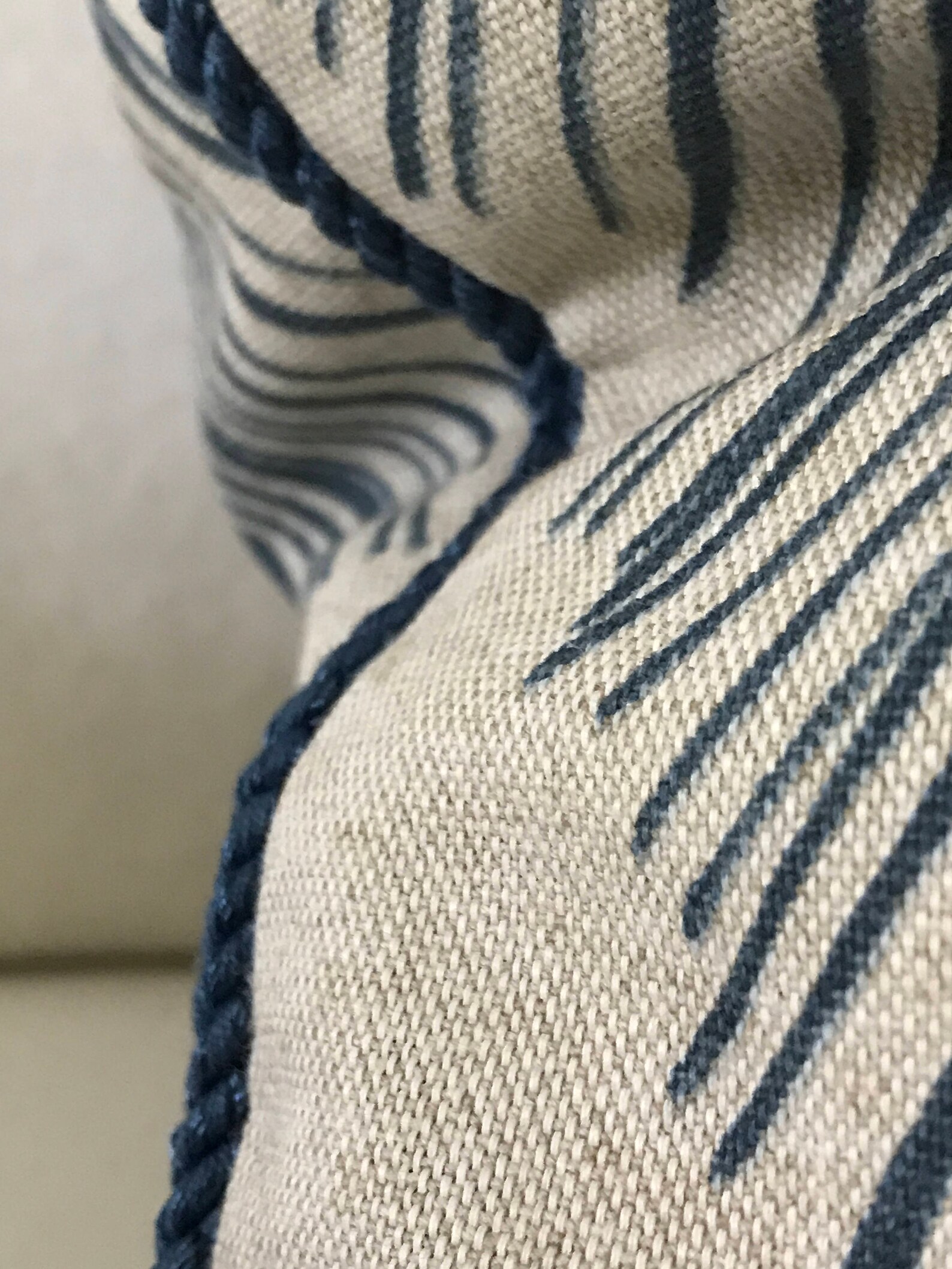 Akzent Kissenbezug Tulum Muster Indigo Farbe Weg 22 x 22 ...