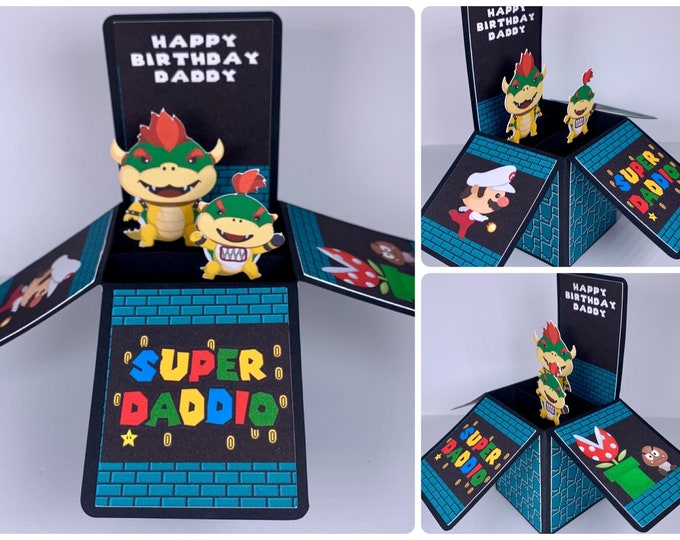 Video Game Pop-up Birthday Card - Etsy