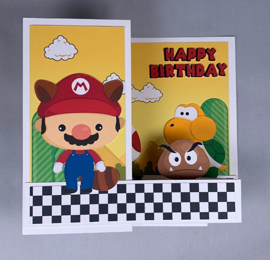 Video Game Inspired Pop-up Card | Etsy