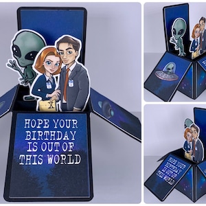 Secret Files Pop-up Card