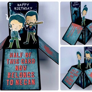 Zombie Show Pop-up Birthday Card