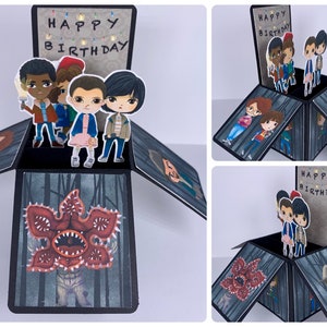 Strange Happenings Pop-up Birthday Card