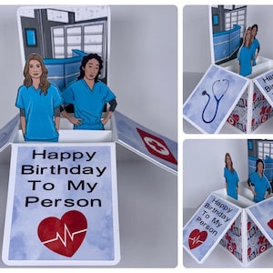 Grey&#39;s Anatomy Pop-up Birthday Card