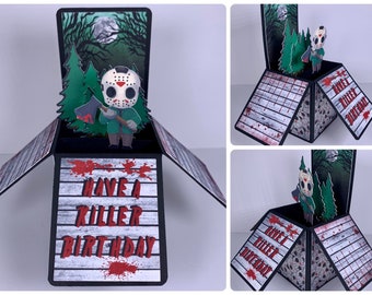 Horror Movie Pop-up Card