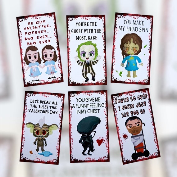Halloweentown Store: Set 9: Horror Valentines Cards