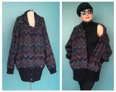 Sweater Coat Cocoon Black Maxi Cardigan, TaraLynEvansStudio