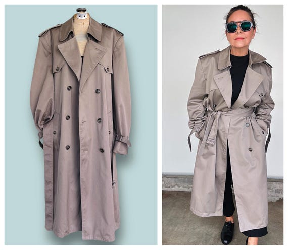 Barbour WHITLEY Trench Jacket Coat sage green size 36