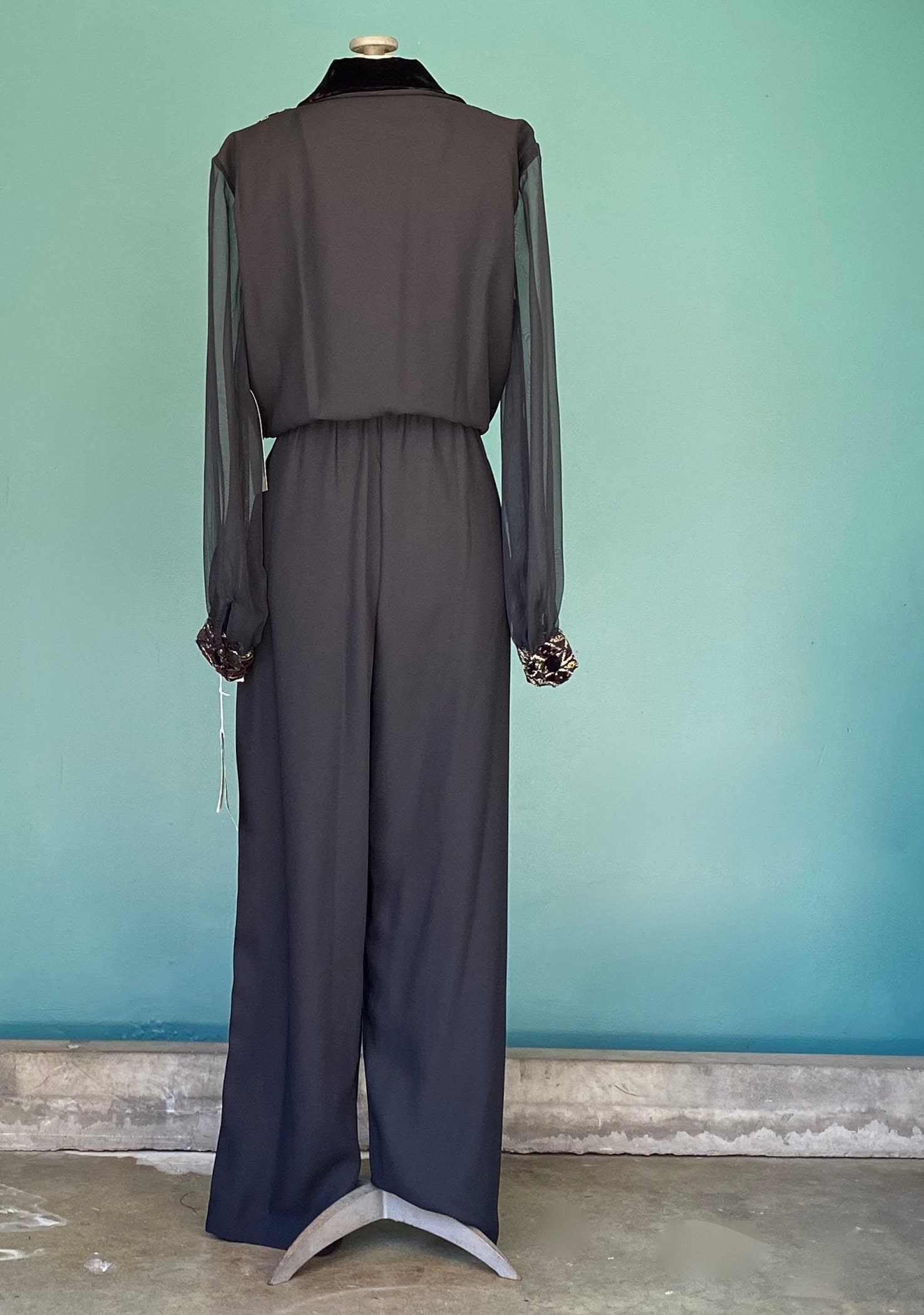 Black Jumpsuit 90s Jumpsuit Vintage Jumpsuit 1990s Jumpsuit Etsy UK