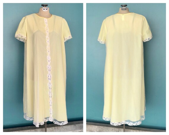 Christian Dior Robe 1950s Peignoir Lingerie, TaraL