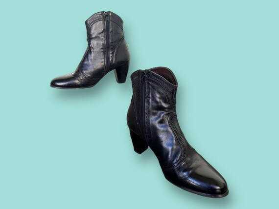 Ankle Boots Black Boots Women Leather Boots Women… - image 3